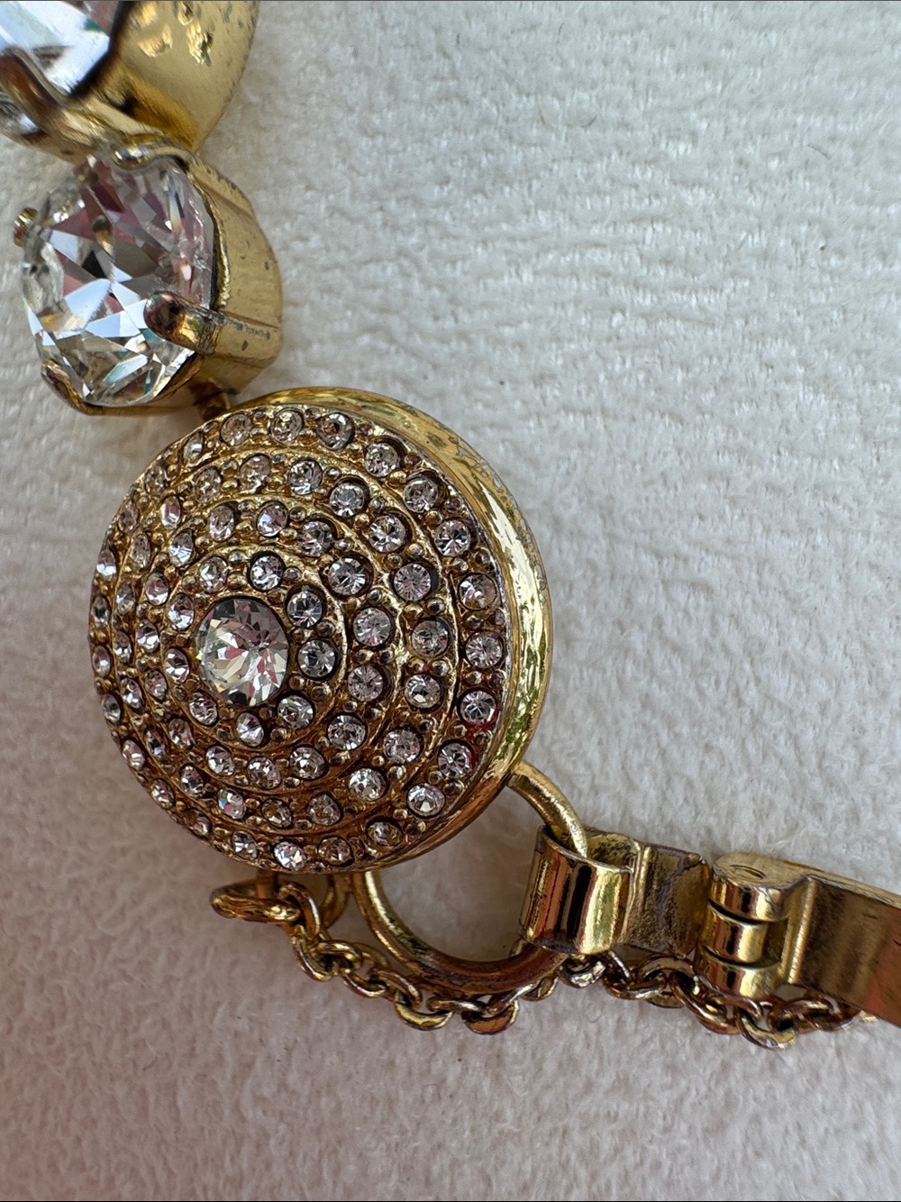 Sorrelli Clear Crystal  Bracelet set in Bright Gold - Picture 4 of 6